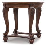 Norcastle Coffee Table with 1 End Table in Dark Brown from Ashley - Luna Furniture