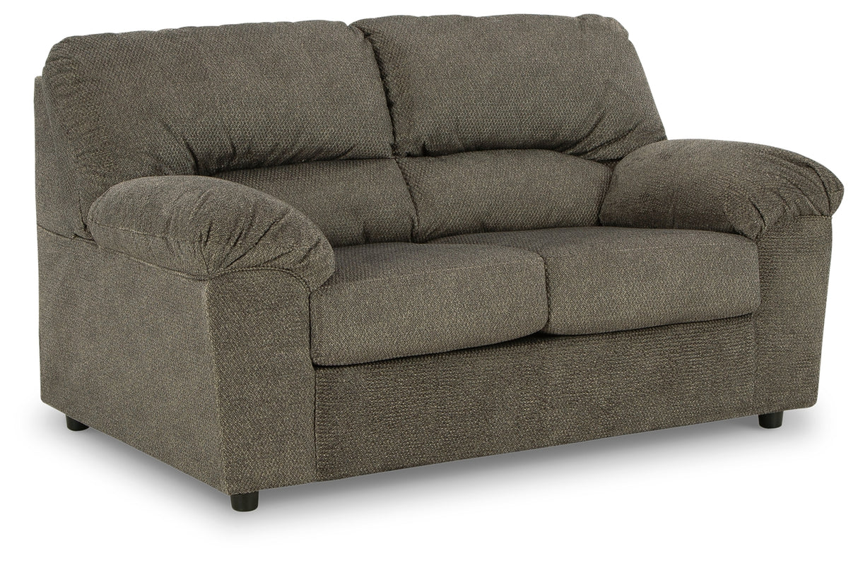 Norlou Sofa and Loveseat in Flannel - PKG014498