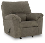 Norlou Sofa, Loveseat and Recliner in Flannel - PKG014499