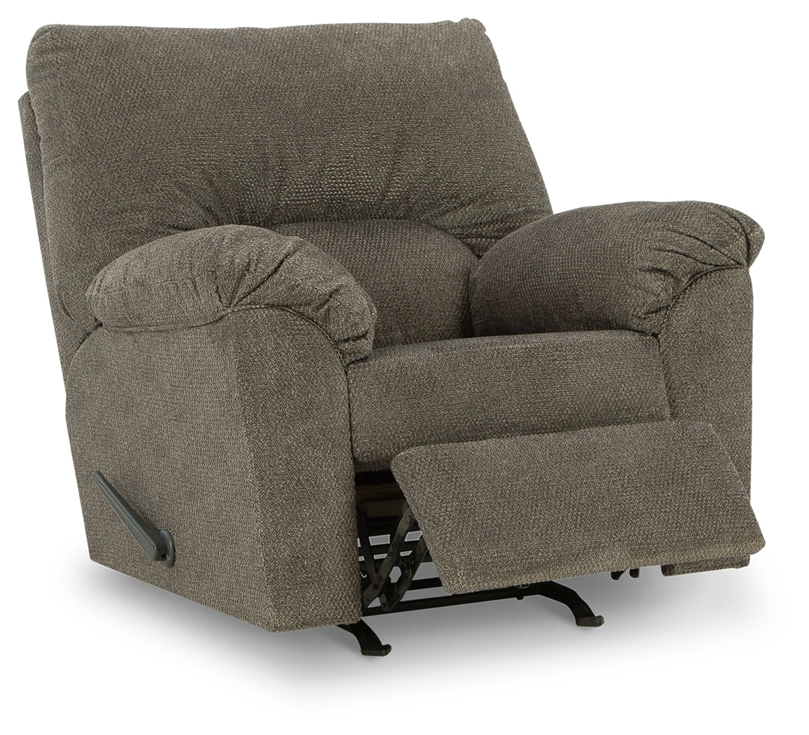 Norlou Sofa, Loveseat and Recliner in Flannel - PKG014499