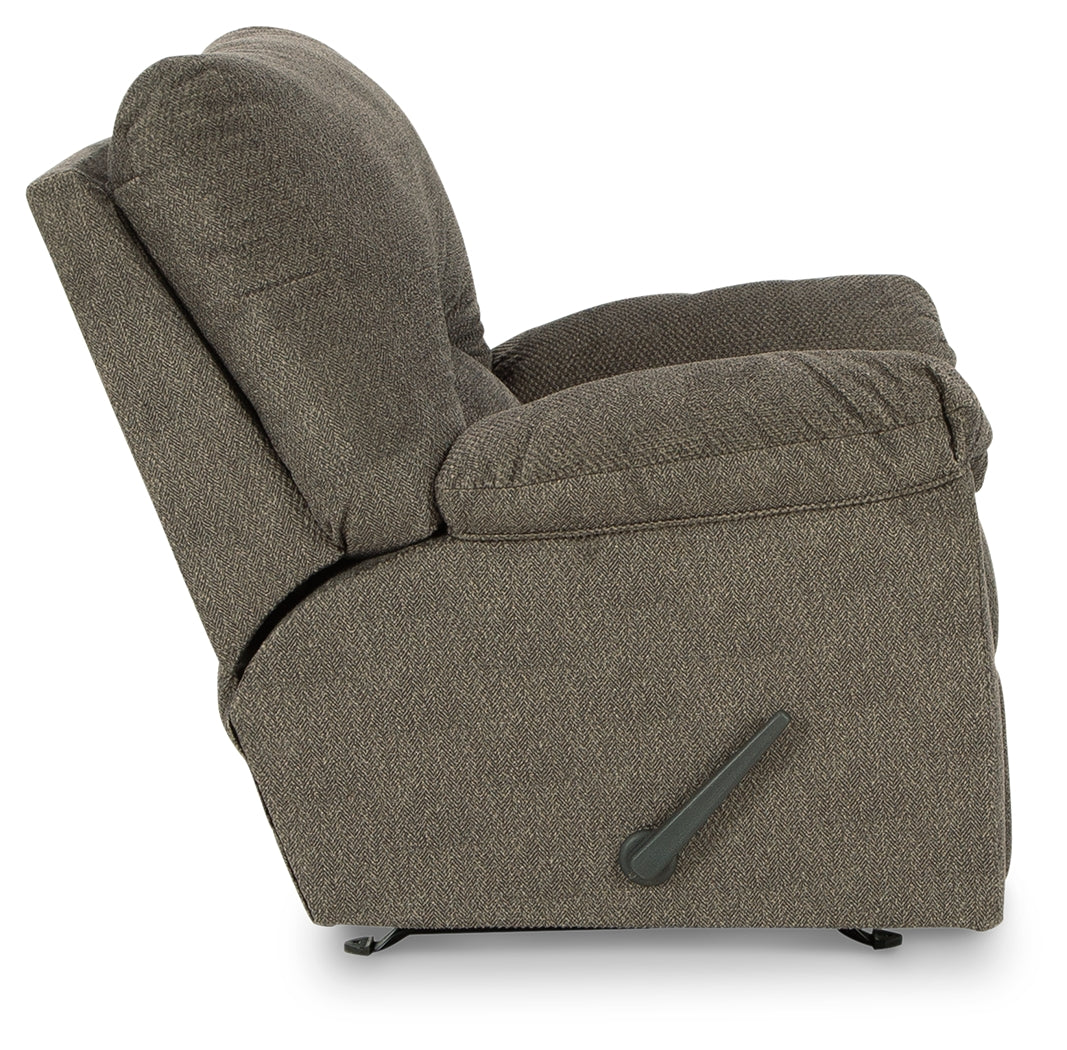 Norlou Sofa, Loveseat and Recliner in Flannel - PKG014499