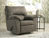 Norlou Sofa, Loveseat and Recliner in Flannel - PKG014499