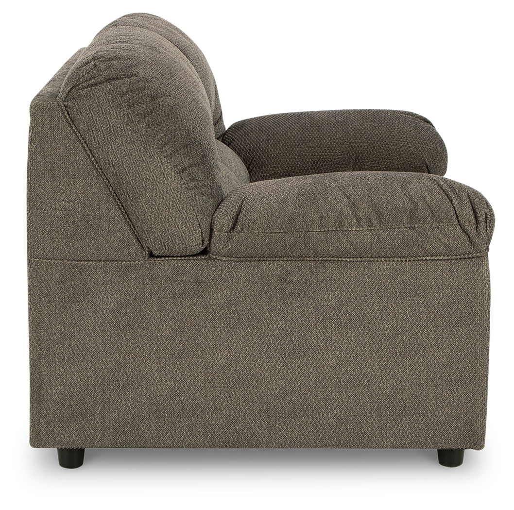 Norlou Sofa, Loveseat and Recliner in Flannel - PKG014499