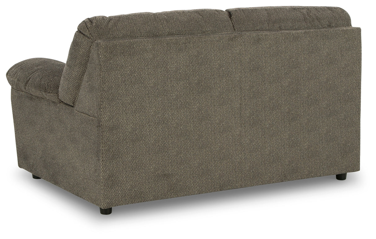 Norlou Sofa, Loveseat and Recliner in Flannel - PKG014499