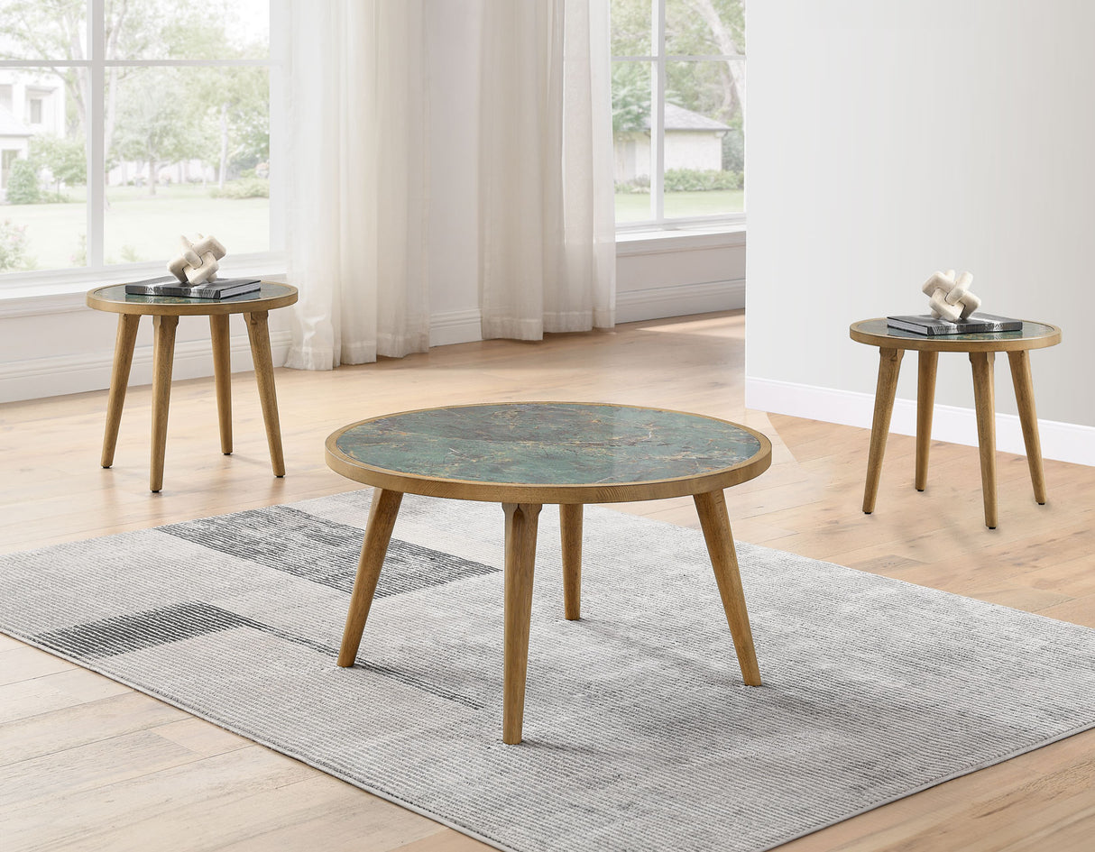 Novato Sintered Stone 3-Piece Table Set from Steve Silver - Luna Furniture