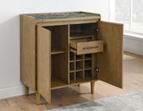 Novato Sintered Stone Cabinet from Steve Silver - Luna Furniture