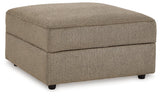 O'Phannon 2-Piece Sectional with Ottoman in Briar - PKG015794