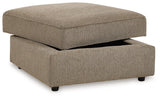 O'Phannon 2-Piece Sectional with Ottoman in Briar - PKG015794