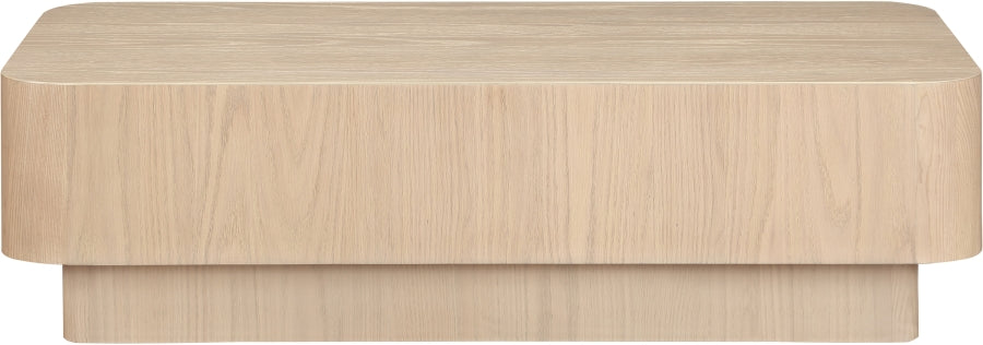 Oakmont Coffee Table Natural from Meridian - Luna Furniture