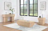 Oakmont Coffee Table Natural from Meridian - Luna Furniture