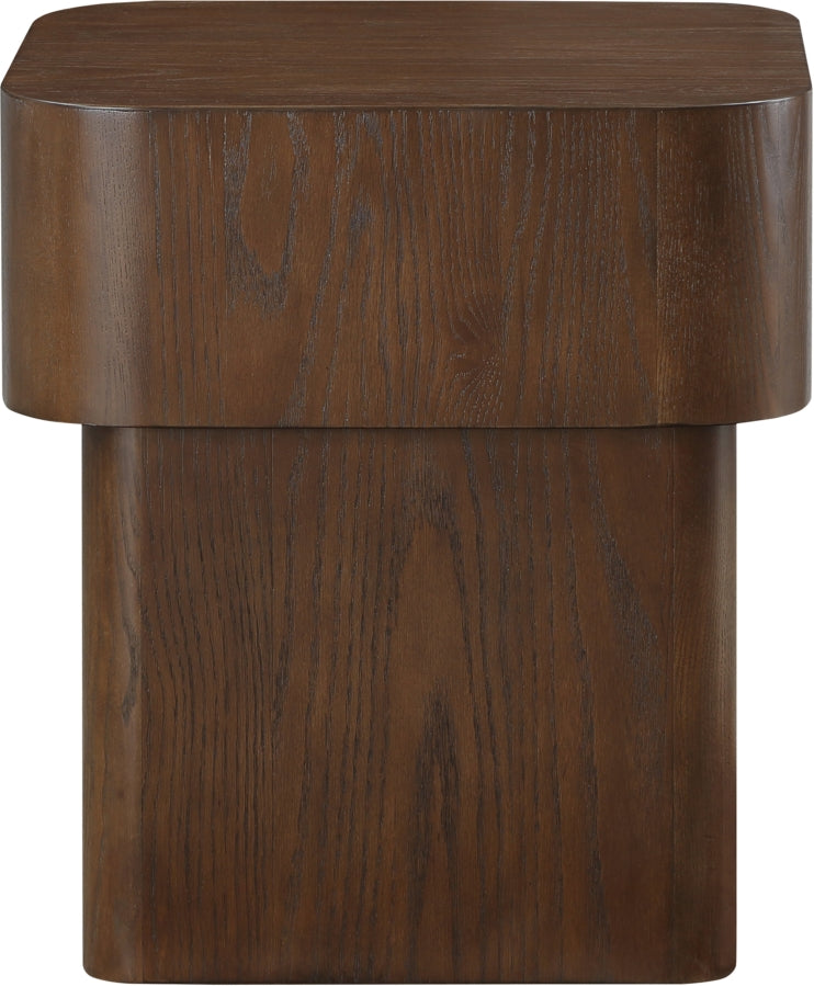 Oakmont End Table Brown from Meridian - Luna Furniture