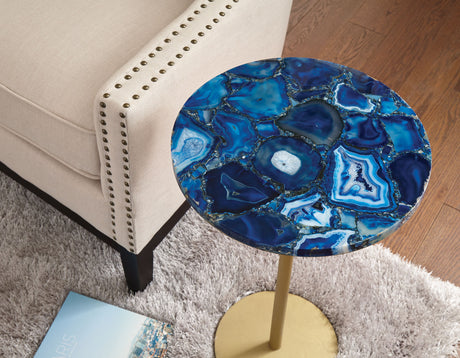 Oceana Agate Top Side Table from Steve Silver - Luna Furniture