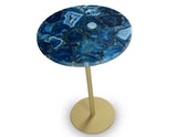 Oceana Agate Top Side Table from Steve Silver - Luna Furniture