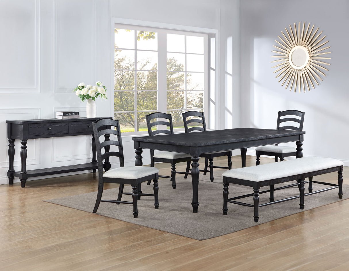 Odessa 6-Piece Dining Set - SET | ODE500KT | ODE500KS(4) | ODE500KBN