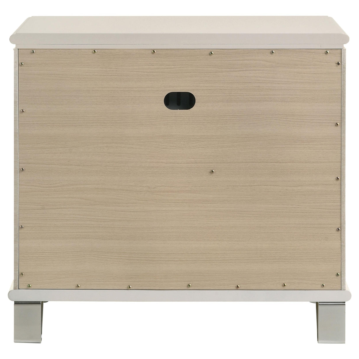 Olivia 2-drawer Nightstand Bedside Table Pearl White from Coaster - Luna Furniture