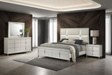 Olivia Pearl White 4-Piece Eastern King Bedroom Set from Coaster - Luna Furniture