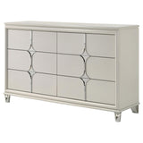 Olivia 6-drawer Dresser Cabinet Pearl White from Coaster - Luna Furniture