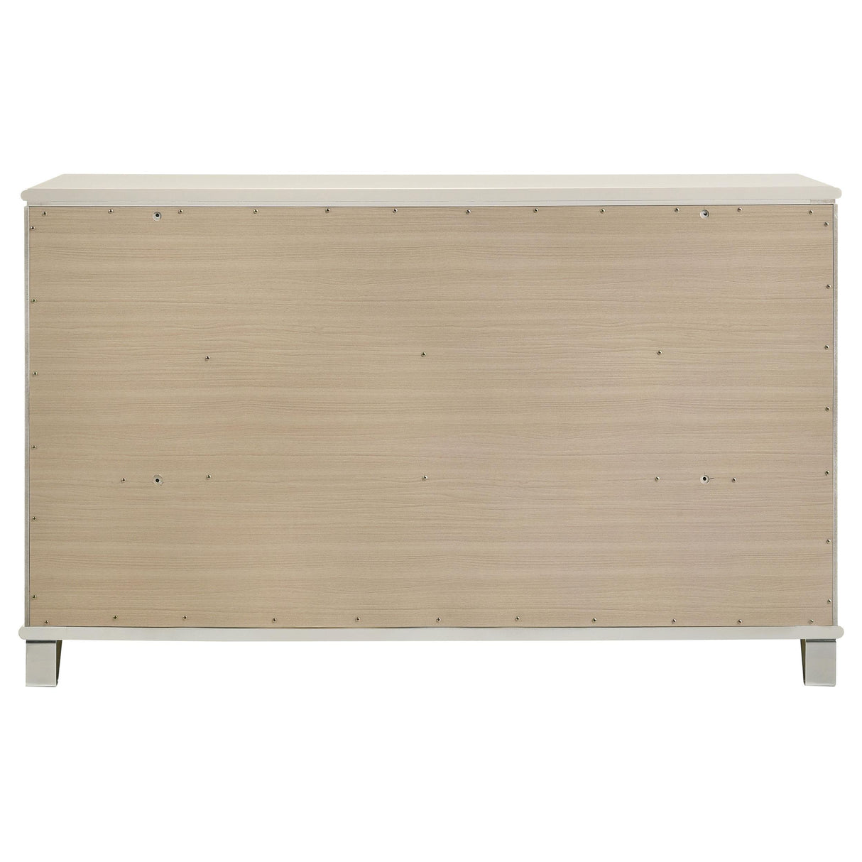 Olivia 6-drawer Dresser Cabinet Pearl White from Coaster - Luna Furniture