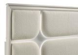 Olivia California King Panel Bed LED Headboard Pearl White from Coaster - Luna Furniture