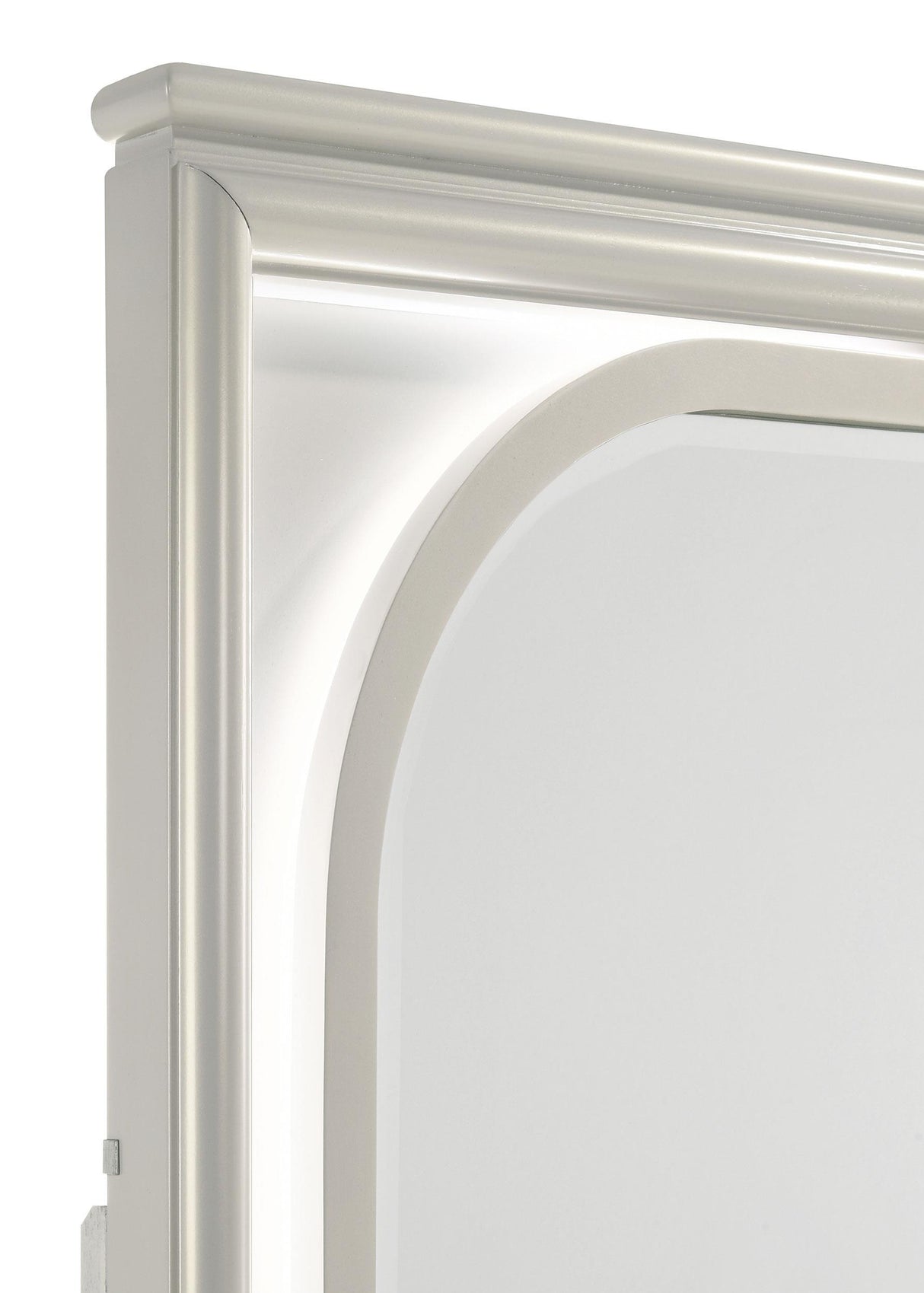 Olivia LED Dresser Mirror Pearl White from Coaster - Luna Furniture