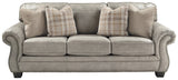 Olsberg Sofa and Loveseat in Steel - PKG001398