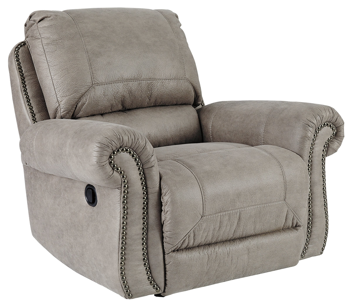 Olsberg Sofa, Loveseat and Recliner in Steel - PKG001400