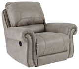 Olsberg Sofa, Loveseat and Recliner in Steel - PKG001400