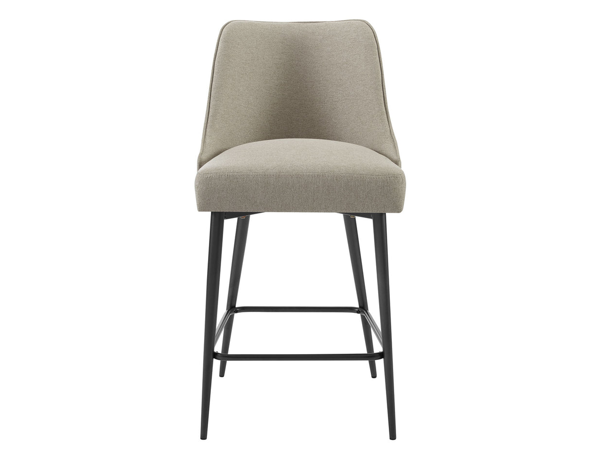 Olson 24″ Counter Chair, Khaki, Set of 2 from Steve Silver - Luna Furniture