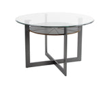 Olson 5 Piece Set(Glass Top Table & 4 Side Chairs) from Steve Silver - Luna Furniture