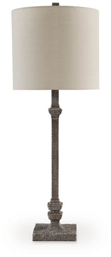 Oralieville 2-Piece Table Lamp Set in Distressed Gray - PKG015579