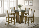 Orlando Brown/Beige 5-Piece Dining Set from Happy Homes - Luna Furniture