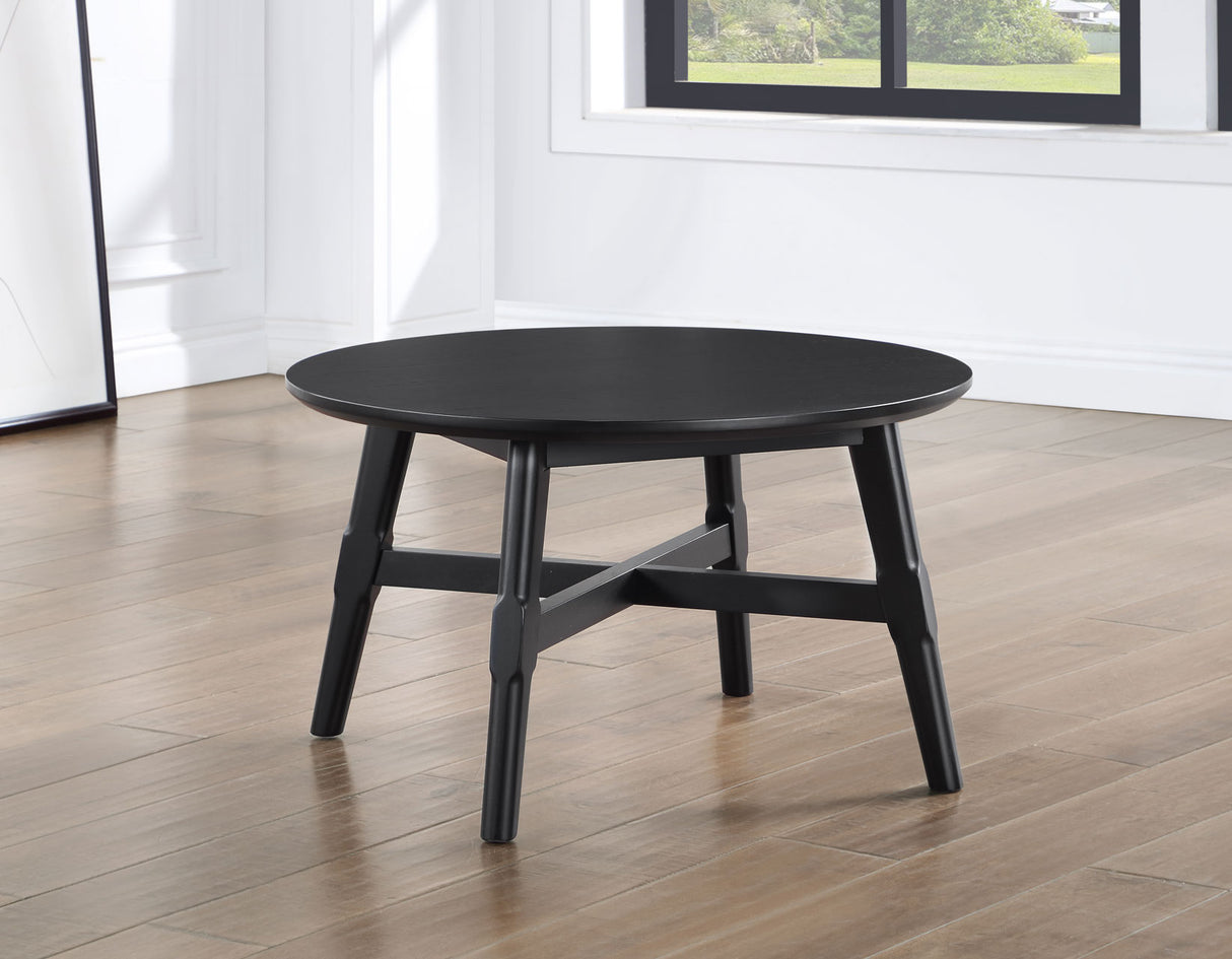 Oslo 3-Piece Table Set, Black from Steve Silver - Luna Furniture