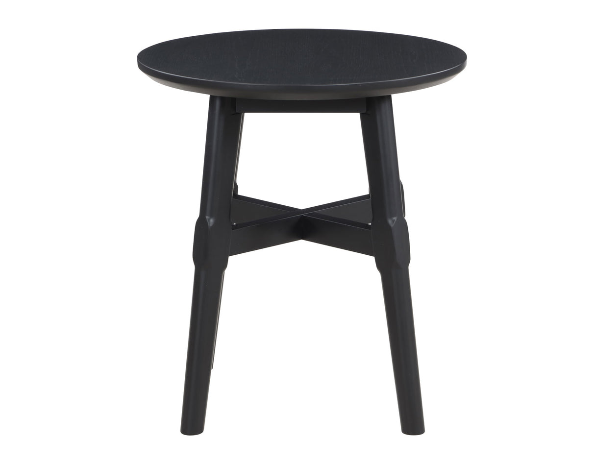 Oslo 3-Piece Table Set, Black from Steve Silver - Luna Furniture