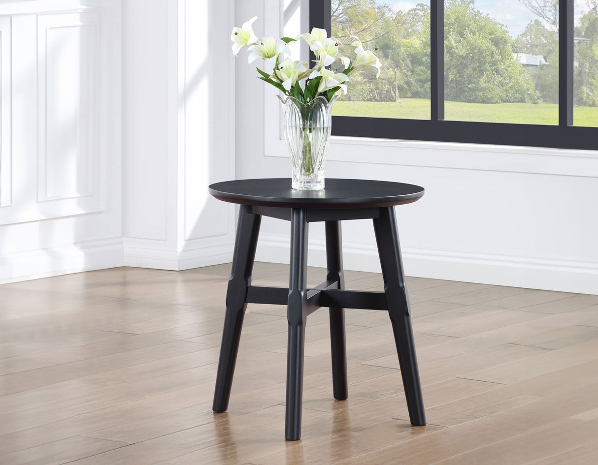 Oslo 3-Piece Table Set, Black from Steve Silver - Luna Furniture