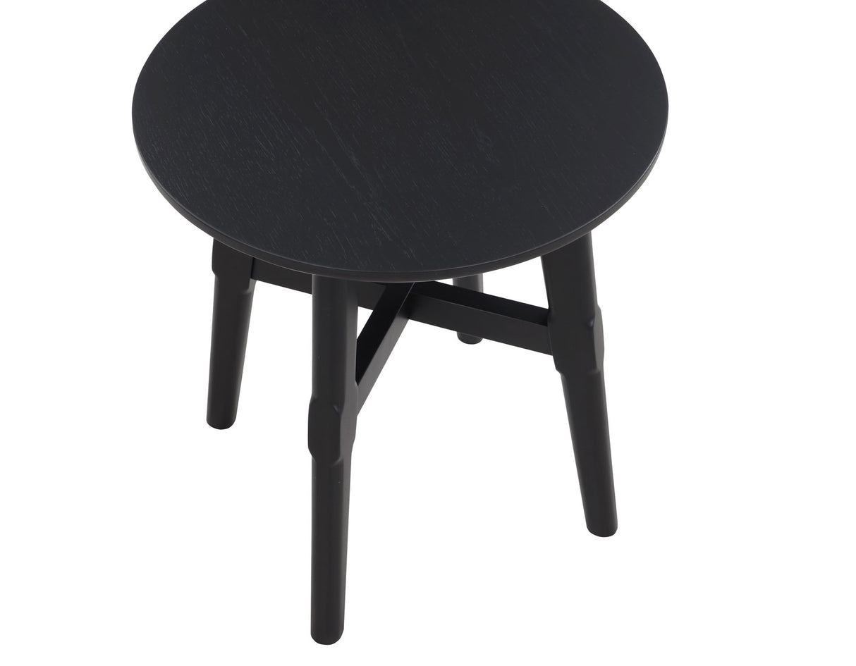 Oslo 3-Piece Table Set, Black from Steve Silver - Luna Furniture