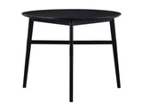 Oslo 46″ Round Counter Table, Black from Steve Silver - Luna Furniture