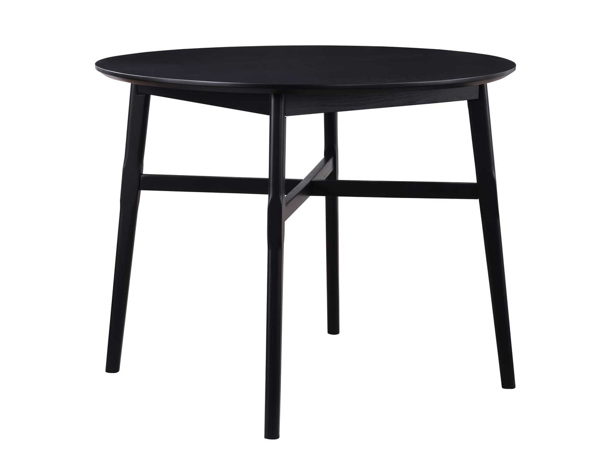 Oslo 46″ Round Counter Table, Black from Steve Silver - Luna Furniture