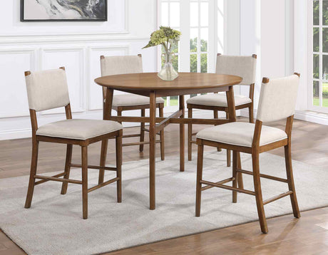 Oslo 5-Piece Counter Set(Table & 4 Counter Chairs) - SET | OLS500PT | OLS500CC(4)