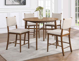 Oslo 5-Piece Counter Set(Table & 4 Counter Chairs) from Steve Silver - Luna Furniture