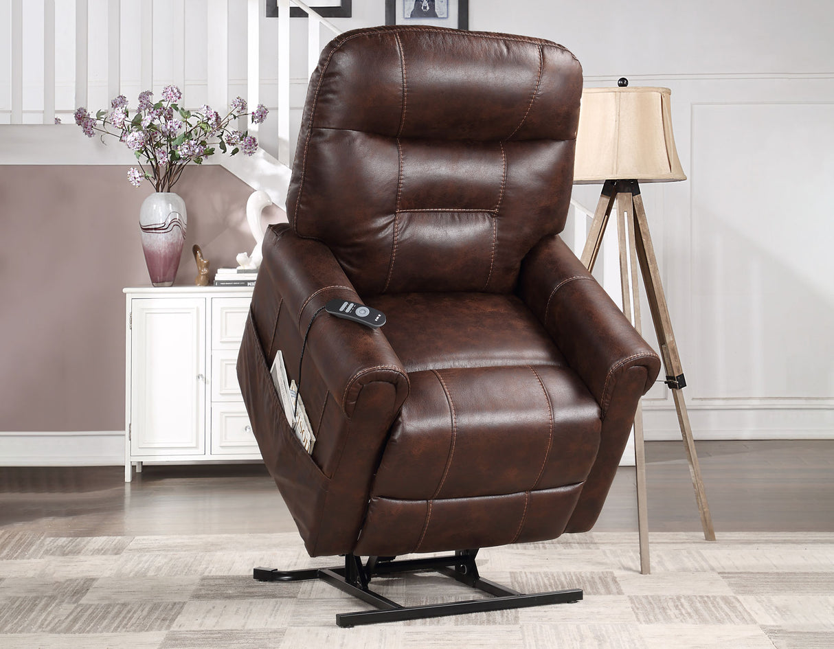 Ottawa Power Lift Chair with Heat and Massage, Walnut - TT850CW