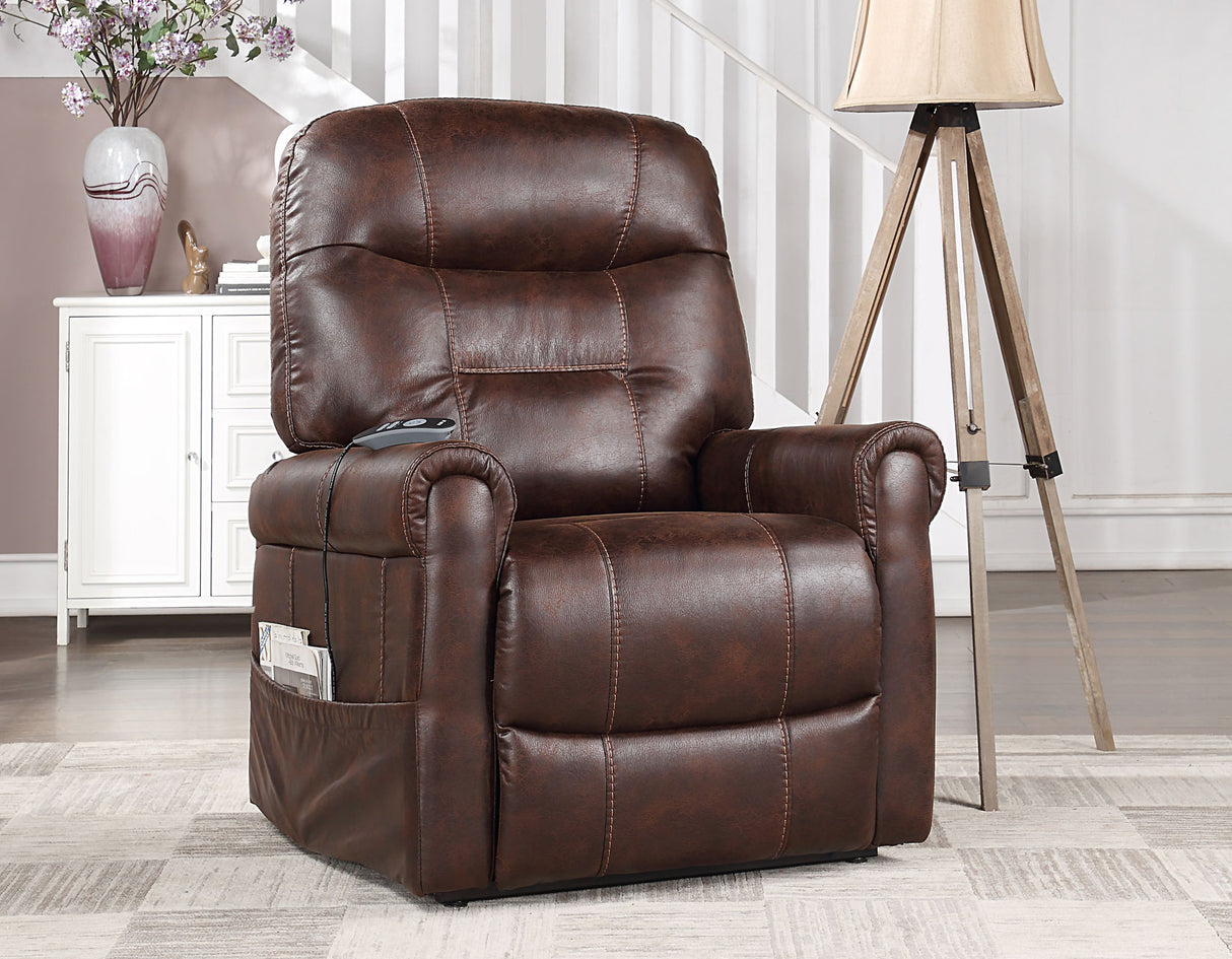 Ottawa Power Lift Chair with Heat and Massage, Walnut - TT850CW