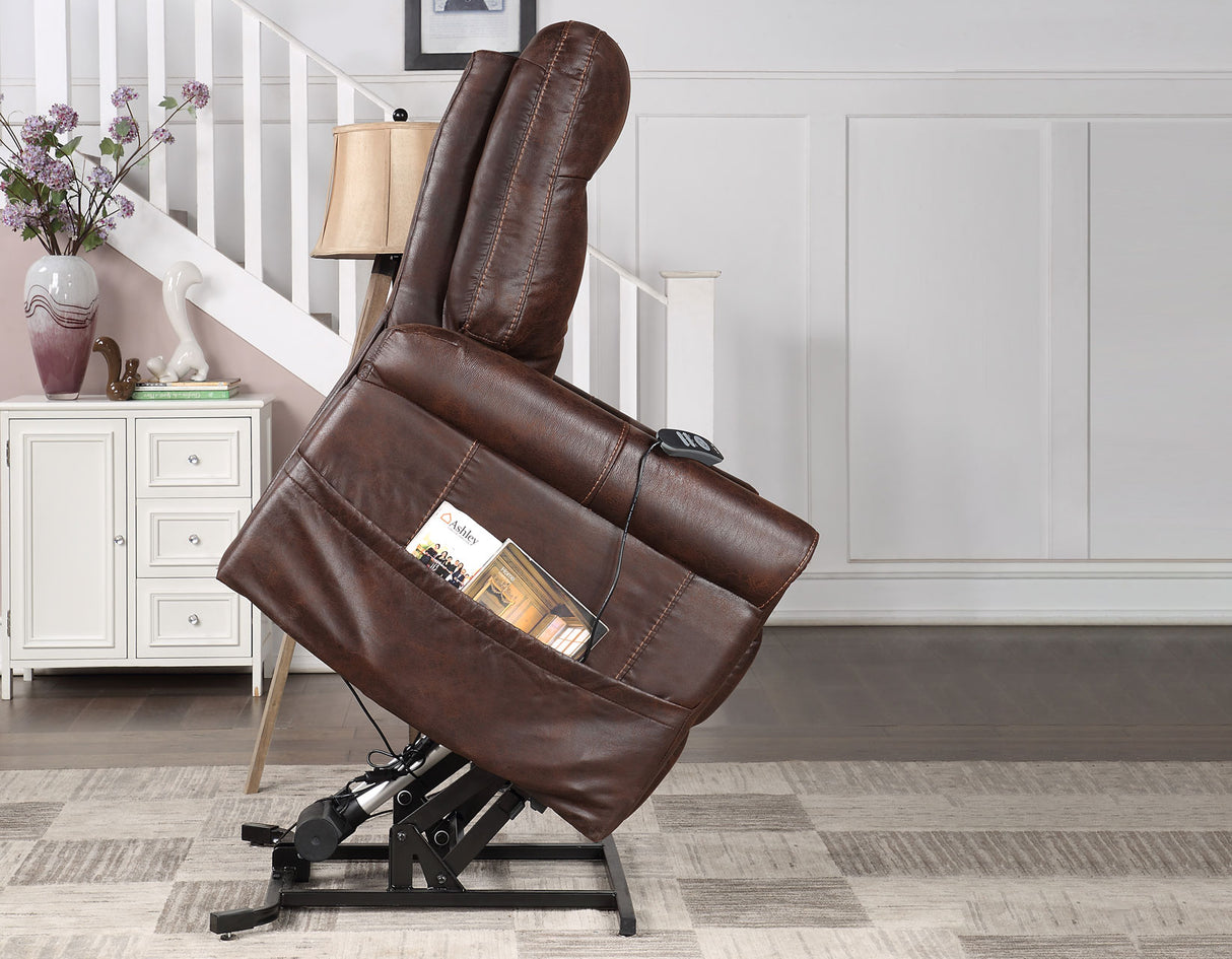 Ottawa Power Lift Chair with Heat and Massage, Walnut - TT850CW