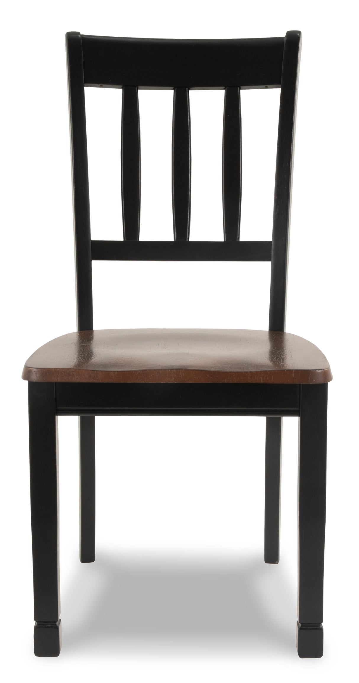 Owingsville 2-Piece Dining Room Chair in Black/Brown - PKG000071