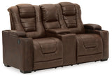 Owner's Box Sofa, Loveseat and Recliner in Thyme from Ashley - Luna Furniture