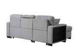 Pacific Gray Reversible Sectional With Pull-Out Bed from Happy Homes - Luna Furniture