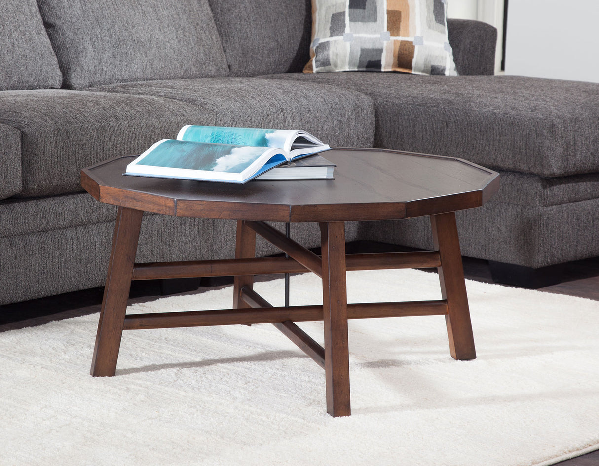 Paisley Cocktail Table, Brown from Steve Silver - Luna Furniture