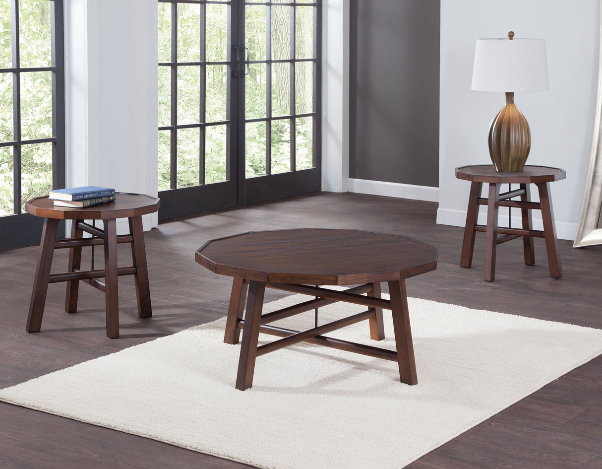 Paisley Cocktail Table, Brown from Steve Silver - Luna Furniture