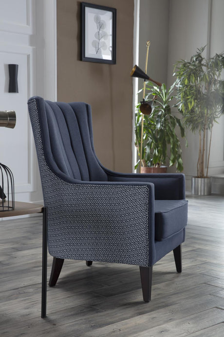 Palmer Accent Armchair (Corvet Navy) - 15-PAL-202189-01-0