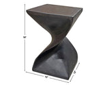 Paloma Accent Side Table, Black Finish from Steve Silver - Luna Furniture