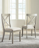 Parellen Dining Table and 4 Chairs in Gray - PKG011205